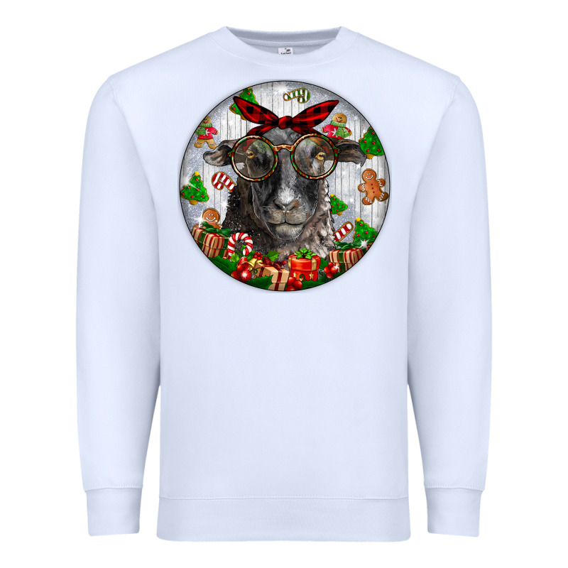 Christmas Dorper Sheep Premium Sweatshirt by LillyAllenDesigns | Teevron
