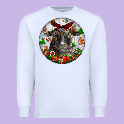 Christmas Dorper Sheep Premium Sweatshirt Designed By Lillyallendesigns