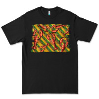 Black mardi gras crawfish background Premium Tee - BarkalooDesign
