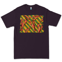 Plum mardi gras crawfish background Premium Tee - BarkalooDesign