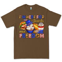 Cacao i m here for snacks and freedom Premium Tee - texasbilliewilder