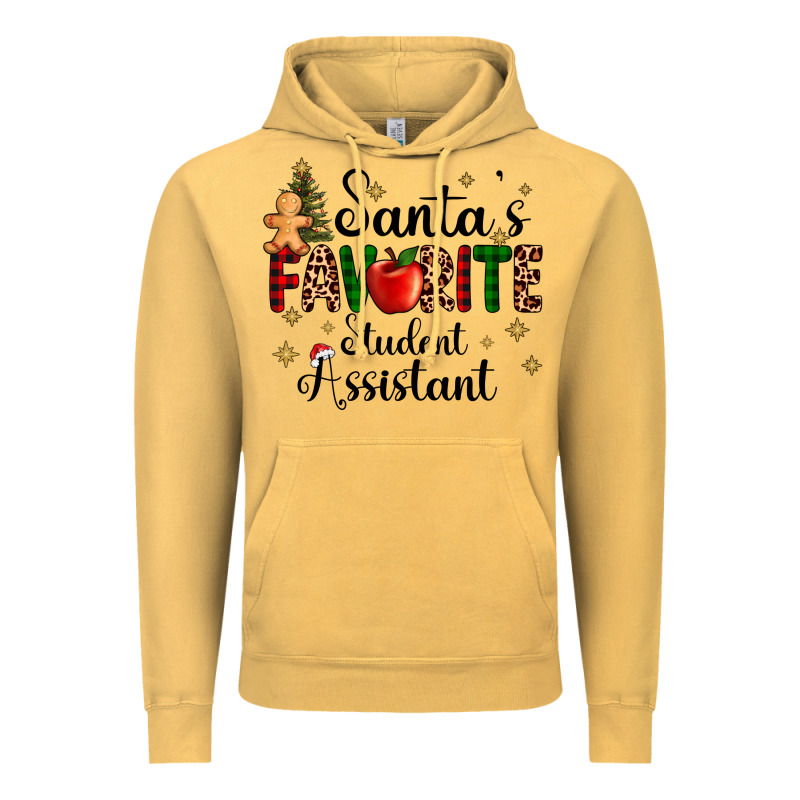 Santa's Favorite Student Assistant Vintage Hoodie by AdoDesignShop | Teevron