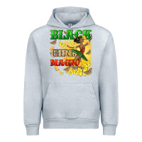 Heather Grey black girl magic Urban Hoodie - CowGirlArtShop