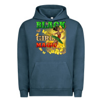 Pigment Midnight Navy black girl magic Urban Hoodie - CowGirlArtShop
