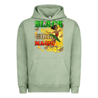 Pigment Oil Green black girl magic Urban Hoodie - CowGirlArtShop
