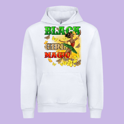 Black Girl Magic Urban Hoodie Designed By Cowgirlartshop