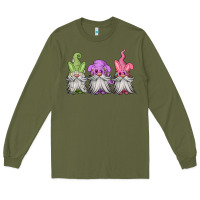 Army Green easter gnomes spring Long Sleeve Tee - Jasminsmagicworld