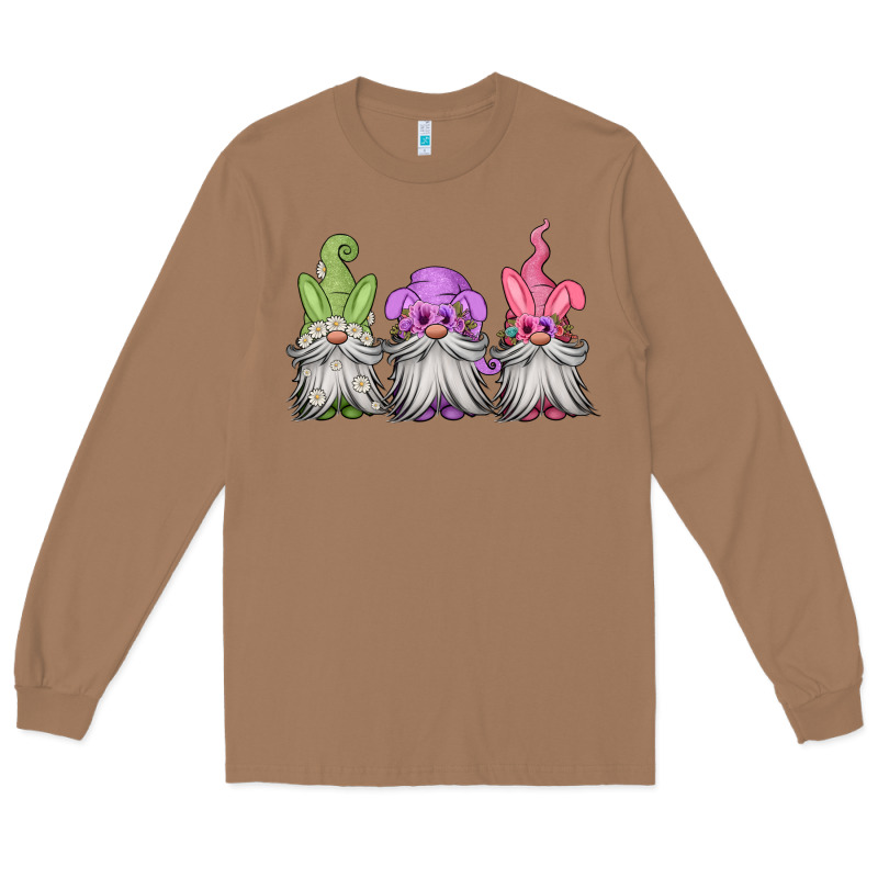 Easter Gnomes Spring Long Sleeve Tee by Jasminsmagicworld | Teevron