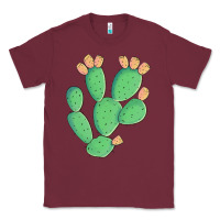 Burgundy texas prickly pear cactus Classic Tee - Artiststas