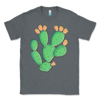 Charcoal Heather texas prickly pear cactus Classic Tee - Artiststas