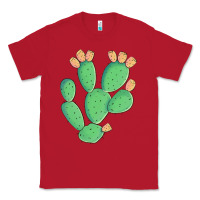 Red texas prickly pear cactus Classic Tee - Artiststas