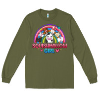 Army Green squishmallow girl Long Sleeve Tee - JahusDesignShop