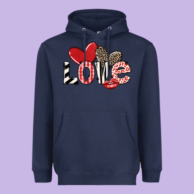 Love Heavyweight Hoodie Designed By Lillyallendesigns