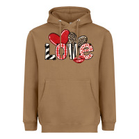 Toasted Coconut love Heavyweight Hoodie - LillyAllenDesigns