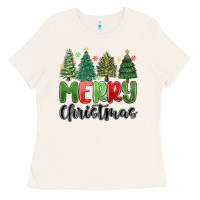 Bone merry christmas trees Ladies Tee - MaliasSmallBusiness