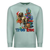 Seafoam Tree Rex T-Rex Premium Sweatshirt - LillyAllenDesigns