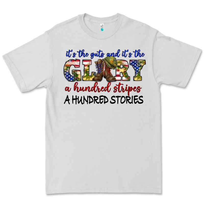 Its The Guts And Its The Glory A Hundred Stripes Premium Tee by texasbilliewilder | Teevron