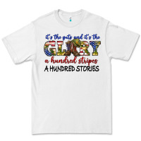 White its the guts and its the glory a hundred stripes Premium Tee - texasbilliewilder