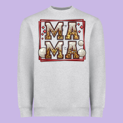 Volleyball Mama Heavyweight Sweatshirt Designed By Jasminsmagicworld