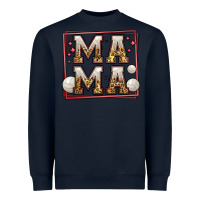 Navy volleyball mama Heavyweight Sweatshirt - Jasminsmagicworld