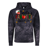Cloud Black santa's favorite substitute Vintage Hoodie - AdoDesignShop