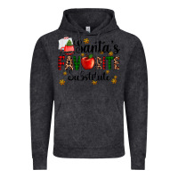 Vintage Black santa's favorite substitute Vintage Hoodie - AdoDesignShop