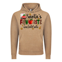 Santa's Favorite Substitute Vintage Hoodie | Teevron