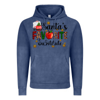 Vintage Denim santa's favorite substitute Vintage Hoodie - AdoDesignShop