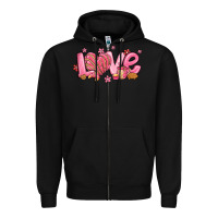 Black love mexican conchas valentines day Zipper Hoodie - MaliasSmallBusiness