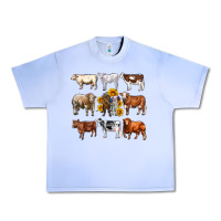 Grape Ice western cowsand sunflowers Urban Heavy Tee - AdoDesignShop