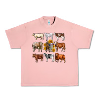 Salmon western cowsand sunflowers Urban Heavy Tee - AdoDesignShop