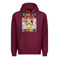 Burgundy school's out for summer Premium Hoodie - JahusDesignShop