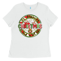 White it's beginning to look a lot like christmas Ladies Tee - MaliasSmallBusiness