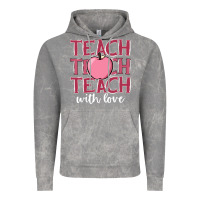 Cloud Rock teach with love Vintage Hoodie - JahusDesignShop