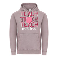 Teach With Love Vintage Hoodie | Teevron
