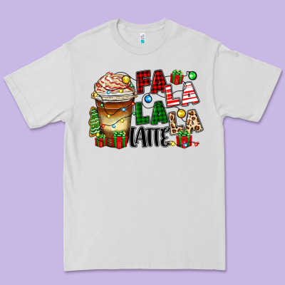 Fa La La La Latte Premium Tee Designed By Zillion Design Studio