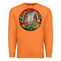 Carrot christmas rambouillet sheep Premium Sweatshirt - LillyAllenDesigns