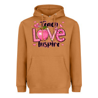 Meerkat teach love inspire teacher valentines day Heavyweight Hoodie - LillyAllenDesigns