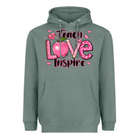 Sage teach love inspire teacher valentines day Heavyweight Hoodie - LillyAllenDesigns