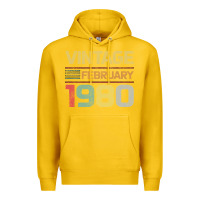 Lemon Born in 1980 Vintage February Premium Hoodie - Bettercallsaul
