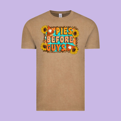 Pies Before Guys Vintage Tee Designed By Artiststas