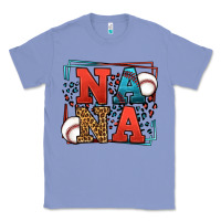 Colony Blue Baseball nana leopard frame Classic Tee - LillyAllenDesigns