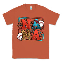 Copper Baseball nana leopard frame Classic Tee - LillyAllenDesigns