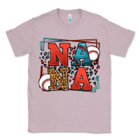 Lilac Baseball nana leopard frame Classic Tee - LillyAllenDesigns