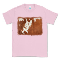 Bubblegum Pink cowhide background Classic Tee - AdoDesignShop