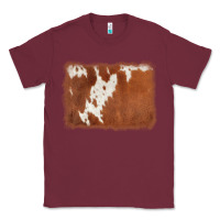 Burgundy cowhide background Classic Tee - AdoDesignShop
