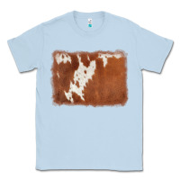 Dusty Blue cowhide background Classic Tee - AdoDesignShop