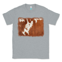 Heather Grey cowhide background Classic Tee - AdoDesignShop