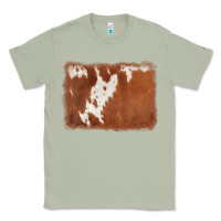 Matcha cowhide background Classic Tee - AdoDesignShop