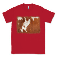 Red cowhide background Classic Tee - AdoDesignShop